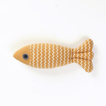 Fisk plush katlegetøj