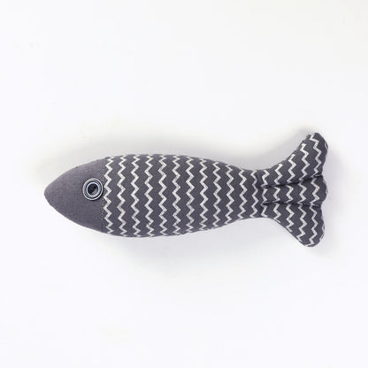 Fisk plush katlegetøj